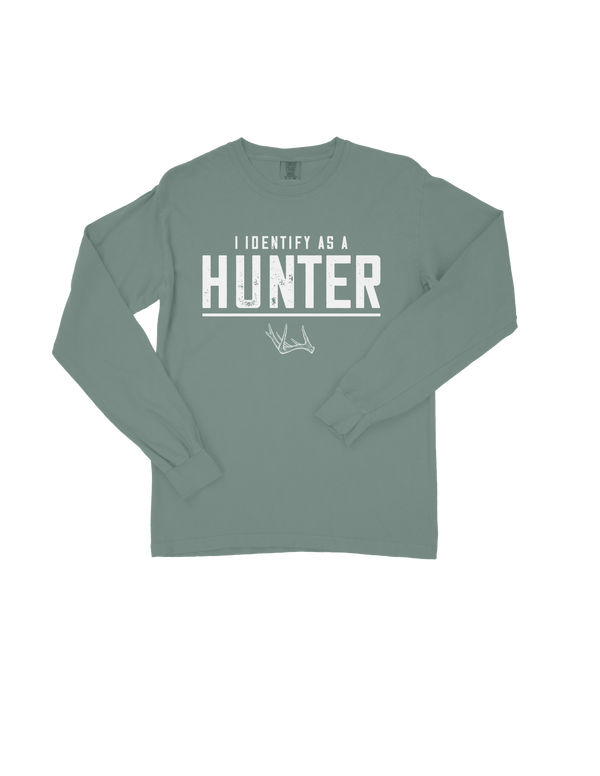 Long Sleeve "I IDENTIFY" Shirt Green