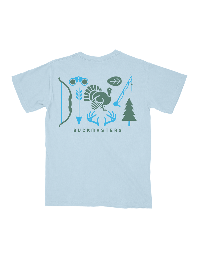 Youth Buckmasters Outdoors T-Shirt Blue